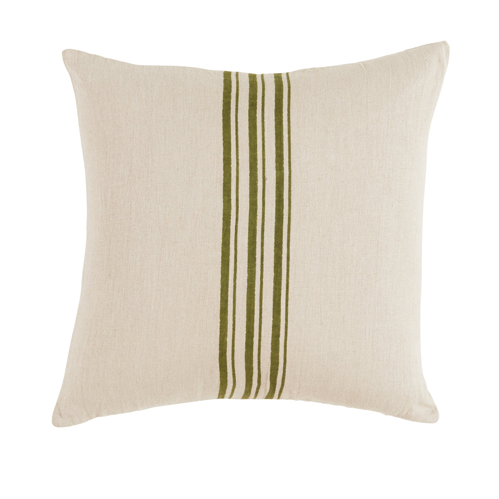 Quinn Green Pillow 22" x 22"